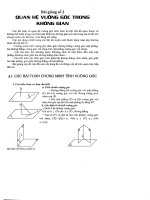 Quan hệ vuông góc HH11