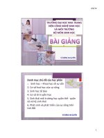 bài giảng sinh học đại cương