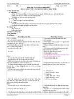 giáo án đầy đủ