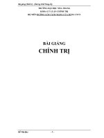 bài giảng chính trị