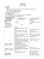 giao an tuan 5 toan tiet 17