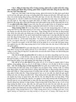 Tài liệu ôn thi môn Kinh tế phát triển