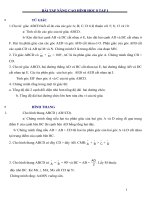 Bài tập nâng cao hình học 8 - HKI