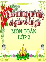 toán Lớp 2- Phép cộng có tổng bằng 100
