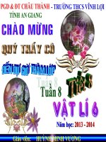 LỰC KẾ - PHÉP ĐO LỰC - TRỌNG LƯỢNG VÀ KHỐI LƯỢNG