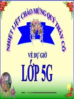 TRƯỚC CỔNG TRỜI LỚP 5