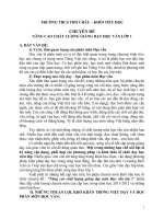 Một số biện pháp nâng cao chất lượng dạy học phân môn Học vần