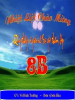 giải bài toán bằng cách lập phương trình - toán 8