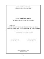 nghiên cứu gây trồng một số loài cây bản địa phòng chống sạt lở ven sông rạch ở huyện nhà bè tp.hcm