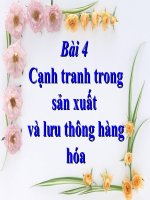 bài 4. Cạnh tranh trong sản xuất và lưu thông hàng hóa