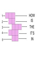 Let''''s learn 1 Unit 10 The weather