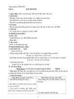 Giáo án Sinh 8 năm 2012-2013 Chiên