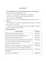 Nghiên cứu quy trình chiết tách dầu từ hạt chè xanh Lâm Đồng