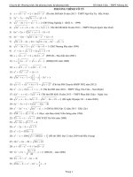 Phương trình vô tỷ (tổng hợp)