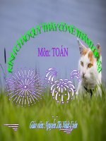 CỘNG SỐ ĐO THỜI GIAN- TOÁN 5