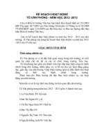 ke hoach to van phong