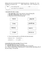 đề thi TV giữa kỳ 1 lơp 1