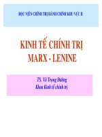 bài giảng môn học kinh tế chính trị mac lenin