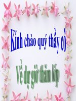 Luyện từ và câu 4 -Mở rộng vốn từ : Trung thực, tự trọng