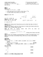 Đề thi HSG khối 6 năm 2013 - 2014 có đáp án