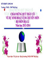 Sinh hoat cum Dia ly