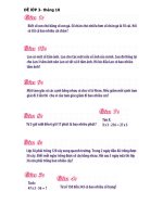 Đề ôn Toán 3 nâng cao -Tuần 8