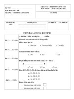 de thi cuối học kì 2 lớp 2