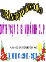 Tiết 24: Ôn bài hát: Nổi trống lên các bạn ơi!...