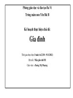 chủ đề gia đình 4 tuổi 2013