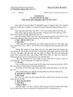 kế hoạch tổ chức văn nghệ 20-11