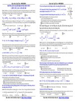 HƯỚNG DẪN VÀ ĐÁP ÁN ĐỀ KIỂM TRA I TIẾT 12 NÂNG CAO LẦN 1