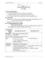 Giáo án Mỹ Thuật lớp 1 KH1 Chuẩn KTKN