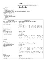 Giáo án buổi 2 lớp 3