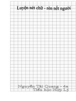 Giay luyen viét cua Nguyệt Hà