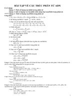 CAC DANG BAI TAP LTDH (HAY)