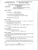 ĐỀ THI HSG TOÁN 9 THAM KHẢO