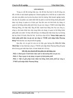 Thực trạng và xây dựng và quản trị kênh phân phối tại công ty TNHH xuất nhập khẩu phương đông