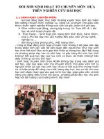 SINH HOAT TO CM THEONGHIEN CUU BAI HOC (MOI TAP HUAN)