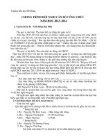 CHƯƠNG TRINH HỘI NGHỊ VIÊN CHỨC