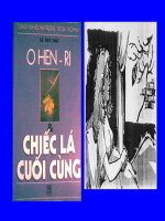 tiết 2- chiếc lá cuối cùng