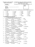 Tập đề thi anh lớp 10