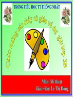 Bai 7: Ve theeoo mau - Ve cai chai