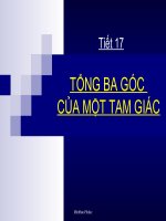 Tổng 3 góc của tam giác- Toán 7