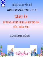 Unit 4 Speak and Listen