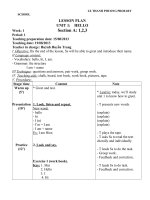 unit 1 a 123 let''''s learn1