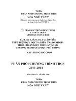 GIÁO ÁN NGỮ VĂN 7  CHUẨN MỚI