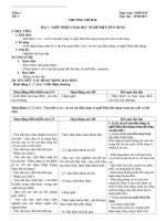 Giáo án tiết 1 môn nghề điện dân dụng 11