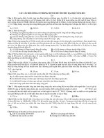 Các câu hỏi chọn lọc phần sóng cơ trong các đề thi thử đại học năm 2013