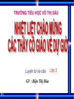 luyện từ và câu: bài 16 Luyện tập về từ đồng nghĩa