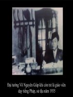 TIỄN BIỆT ĐẠI TƯỚNG VÕ NGUYÊN GIÁP